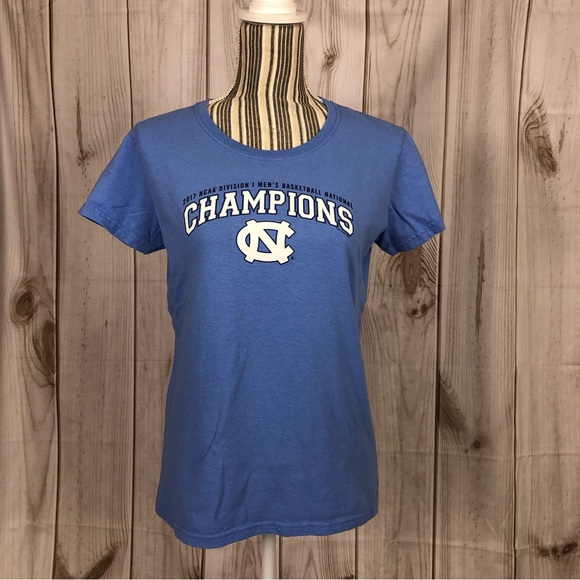 2017 NCAA UNC Carolina Basketball National Champions T-shirt - Picture 1 of 5
